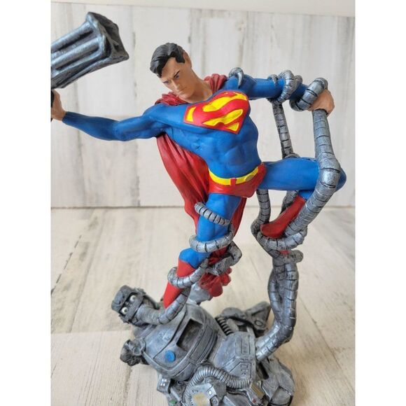 DC paquet Superman brainiac 1998 vintage statue figurine - Picture 3 of 14